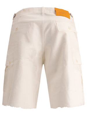 GALLERY DEPT. Foil Cargo Shorts - Regular Fit, Mid Rise