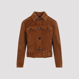 TOM FORD Cropped Leather Jacket for Women