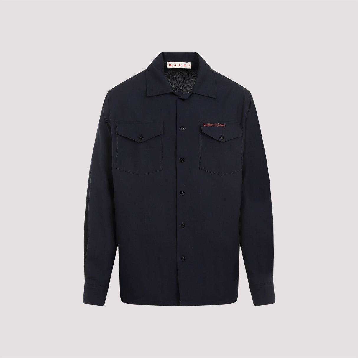 MARNI Premium Virgin Wool Shirt for Men - FW24 Collection