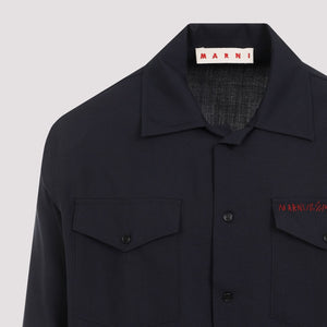 MARNI Premium Virgin Wool Shirt for Men - FW24 Collection