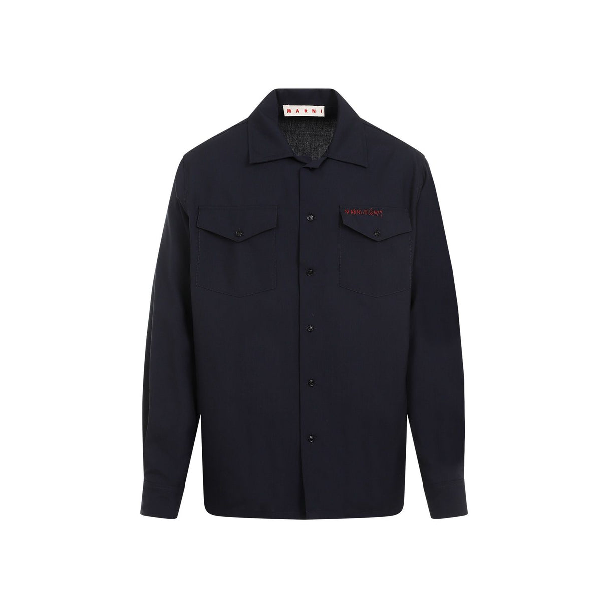 MARNI Premium Virgin Wool Shirt for Men - FW24 Collection