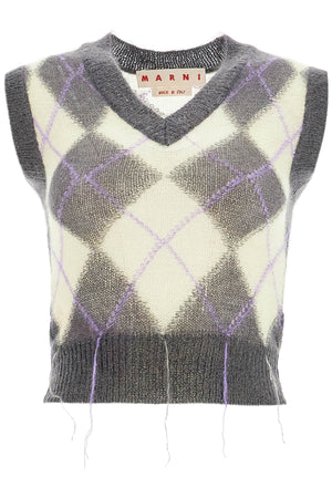 MARNI V-Neck Pullover for Women - FW24 Collection