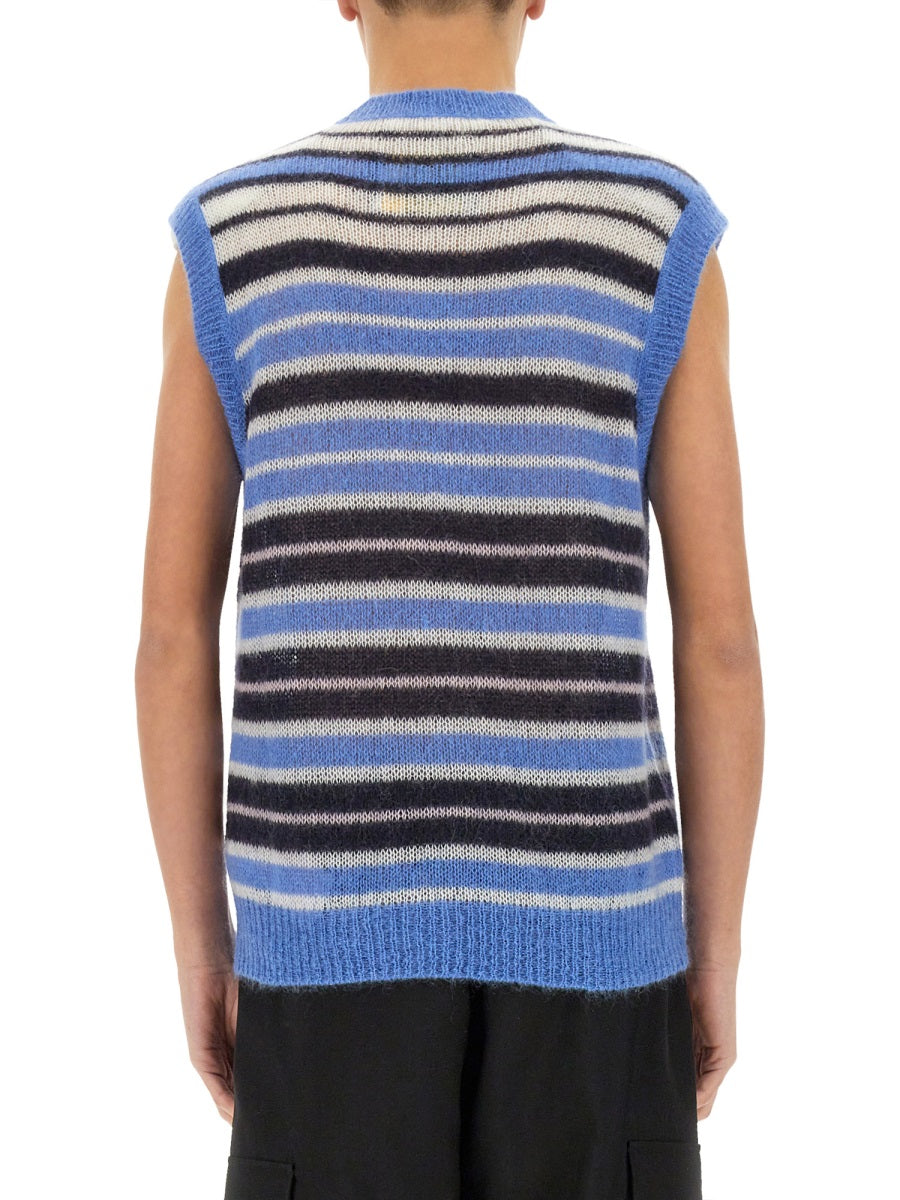 MARNI Sleeveless Knit Vest for Men