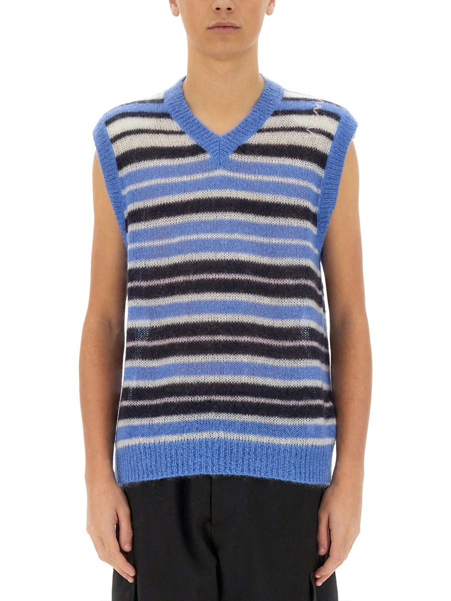 MARNI Sleeveless Knit Vest for Men