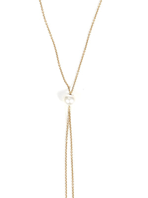 D.DELETTREZ Elegant Freshwater Pearl Necklace