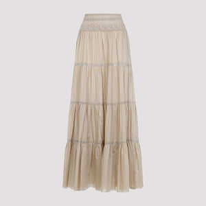 ERMANNO SCERVINO Cotton Long Skirt for Women - Effortless Elegance