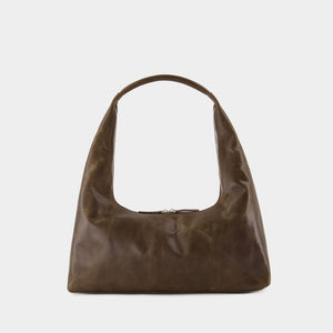 MARGESHERWOOD Large Leather Shoulder Handbag