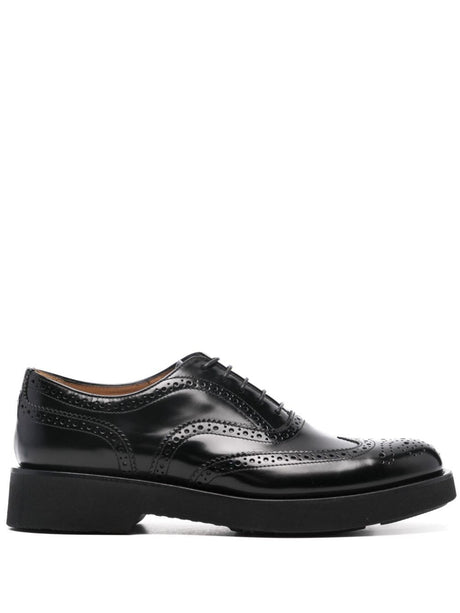 CHURCH'S Women's Luxurious Oxford Richelieu Shoes - Smoke Finish