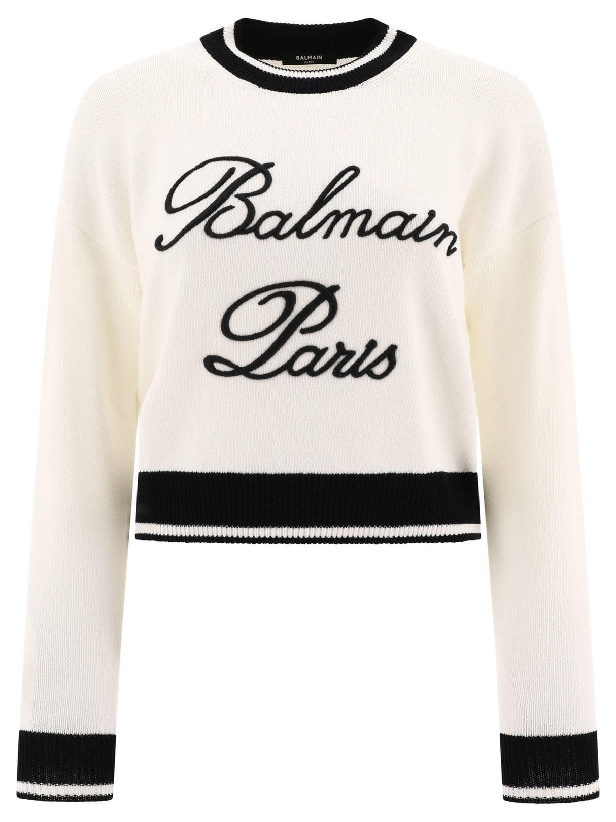 BALMAIN おしゃれな24FW白のチュニックトップ