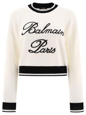 BALMAIN おしゃれな24FW白のチュニックトップ