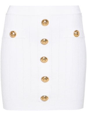 BALMAIN Buttoned Knit Skirt