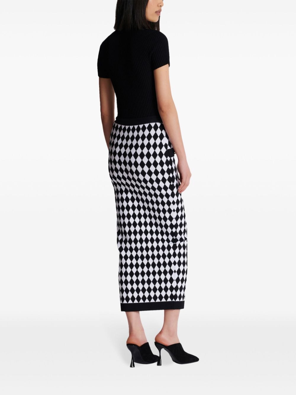 BALMAIN Buttoned Midi Skirt for Women