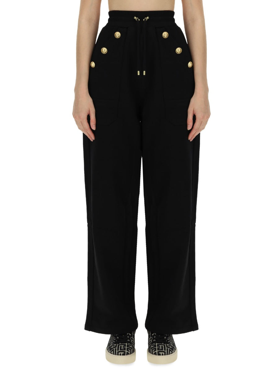 BALMAIN Chic Regular Fit Jogging Pants - Size S