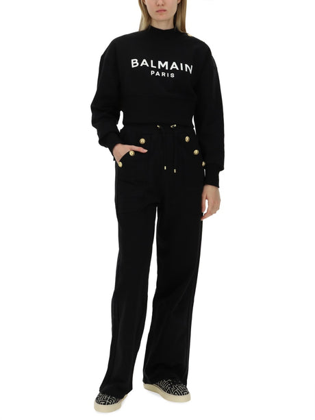 BALMAIN Chic Regular Fit Jogging Pants - Size S