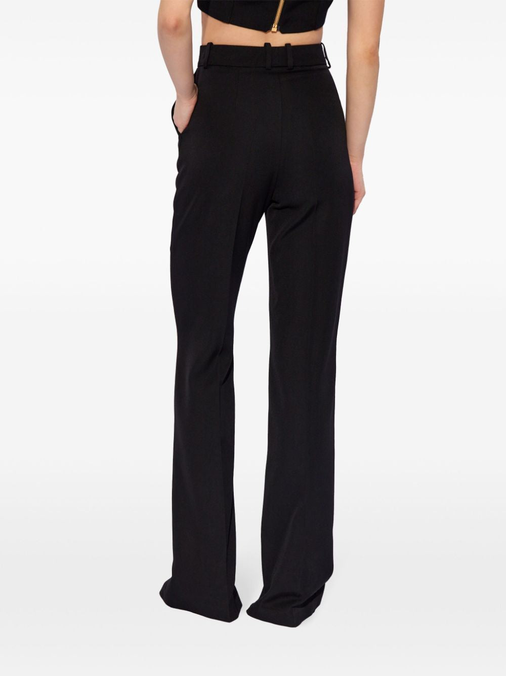 BALMAIN Elegant Virgin Wool Pants for Women