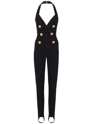 BALMAIN Buttoned Long Jumpsuit