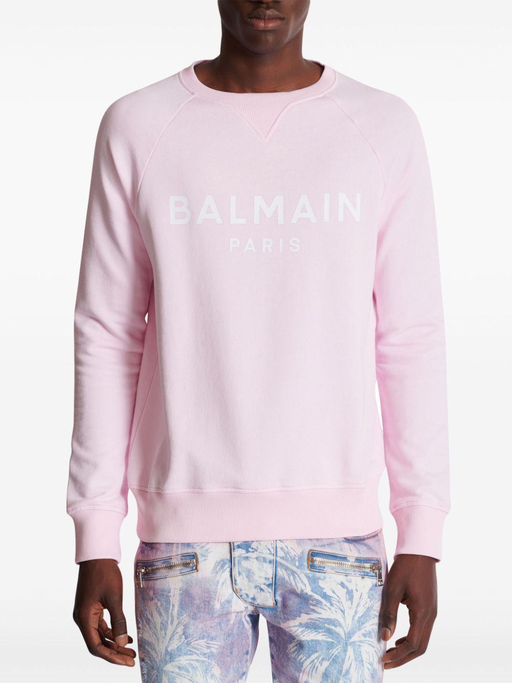 BALMAIN Printed Sweatshirt for Men - FW24 Collection