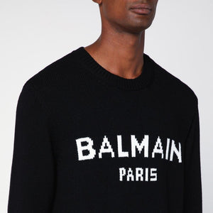 BALMAIN ロゴ付きビッグサイズセーター