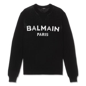 BALMAIN ロゴ付きビッグサイズセーター