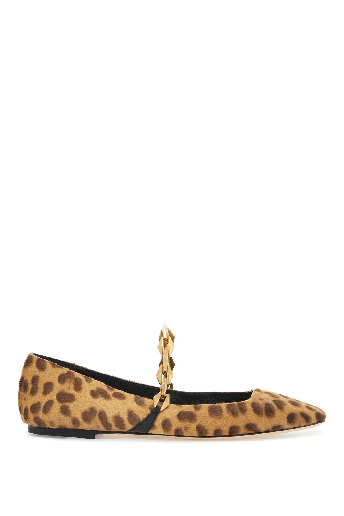 JIMMY CHOO Leopard Print Tilda Ballerina Flats