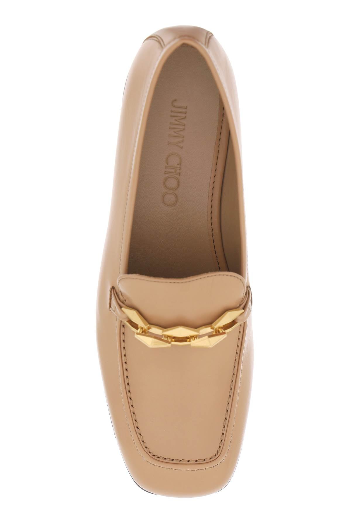 JIMMY CHOO Tilda Leather Moccasins for Women