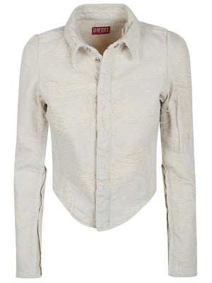 DIESEL Women’s Mini Cotton Shirt - Spring Summer 25