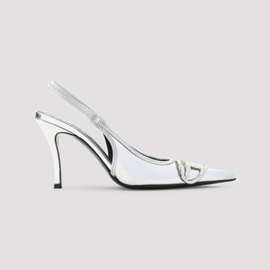 DIESEL Elegant 9cm Metallic Pumps for Women