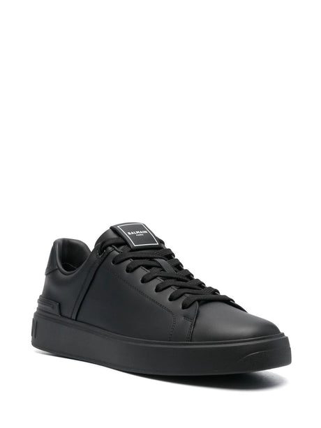 BALMAIN Men's Premium Calfskin Sneakers