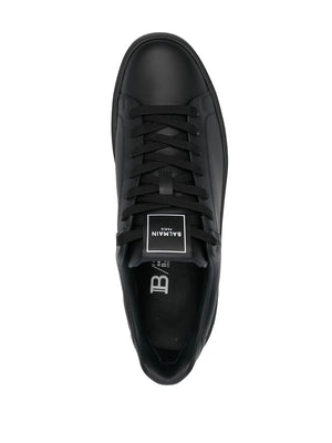 BALMAIN Men's Premium Calfskin Sneakers