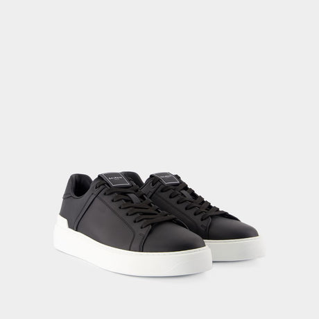 BALMAIN Elevated Calfskin Sneakers for Men