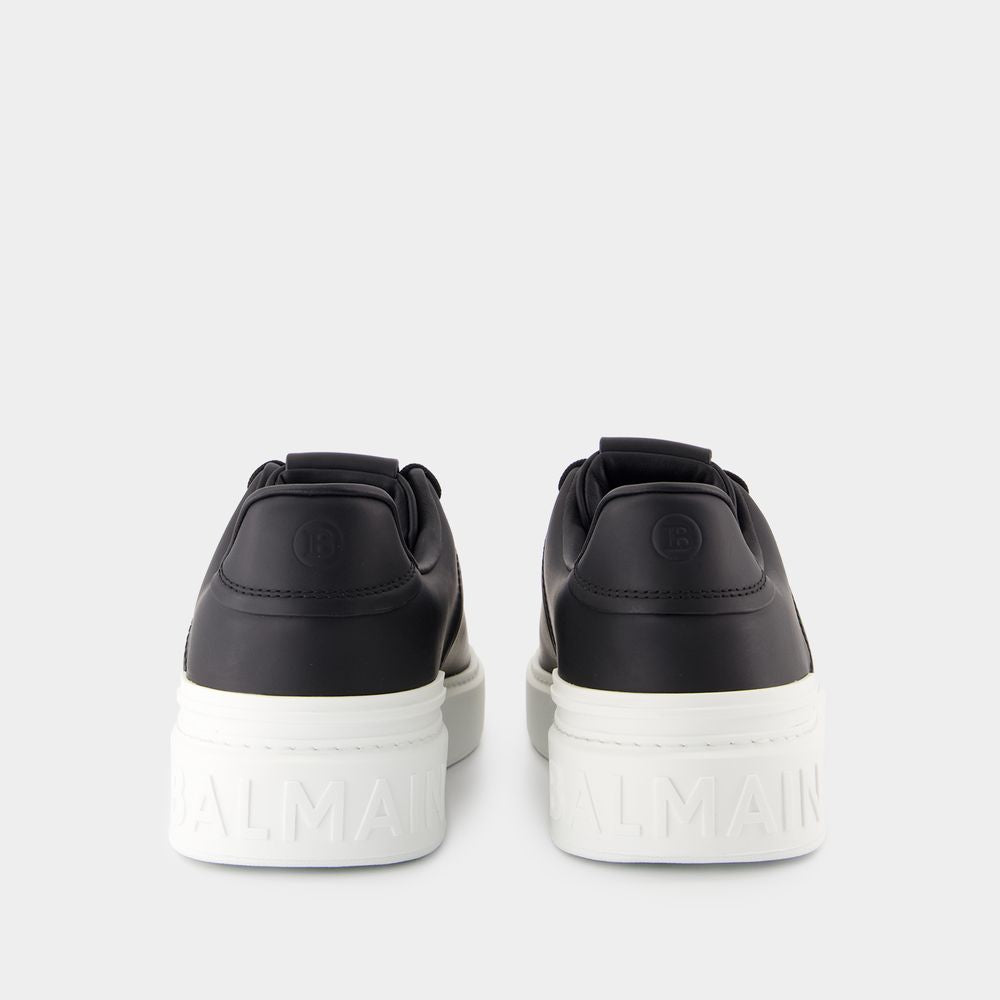 BALMAIN Elevated Calfskin Sneakers for Men