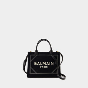 BALMAIN エレガントなモノグラムキャンバストート