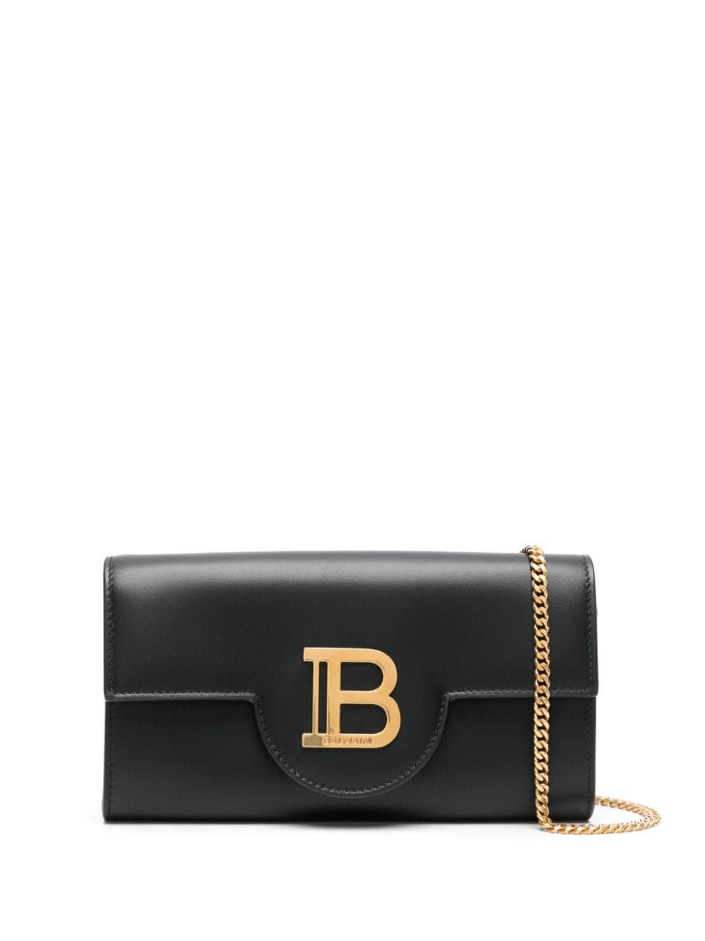 BALMAIN Mini Leather Wallet on Chain