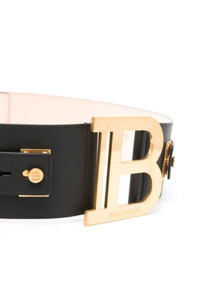 BALMAIN Elegant 7.5CM Women's Leather Belt