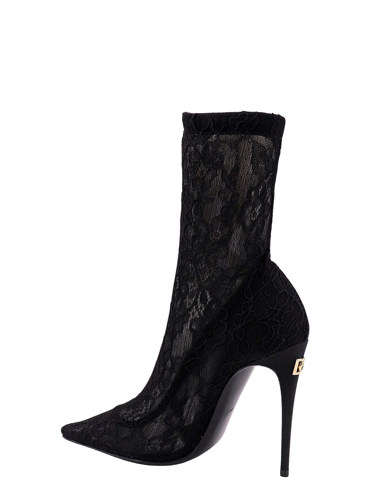 DOLCE & GABBANA Elegant Lace Ankle Boots