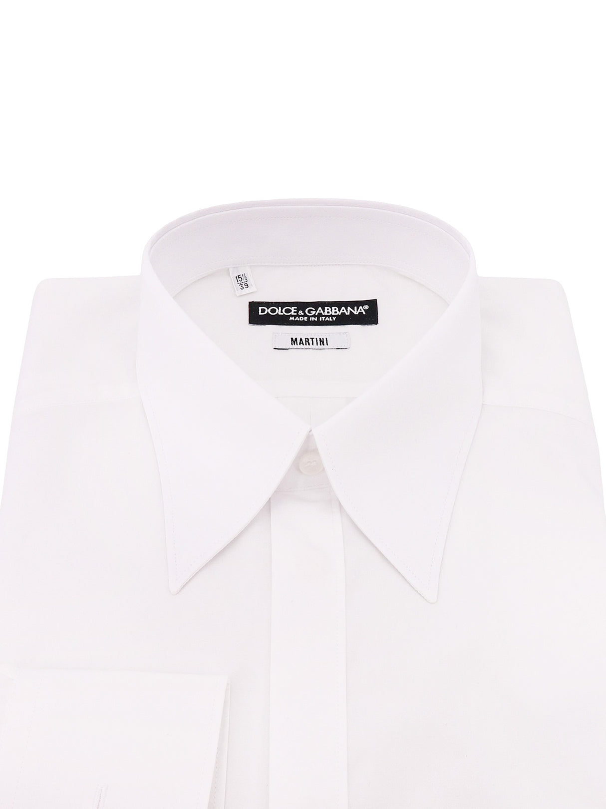 DOLCE & GABBANA Classic Martini Cotton Shirt - Standard Fit