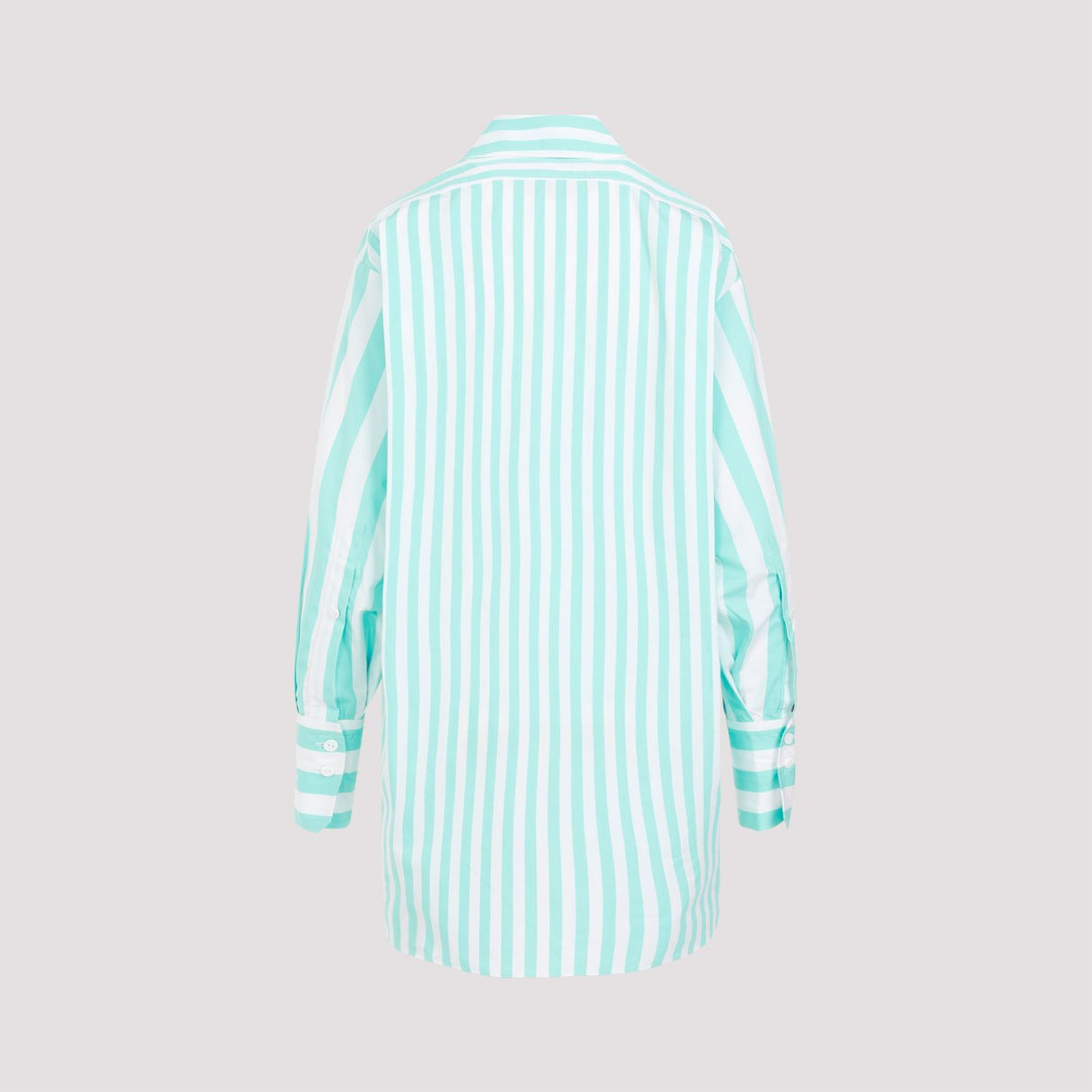 PATOU Classic Striped Cotton Shirtdress