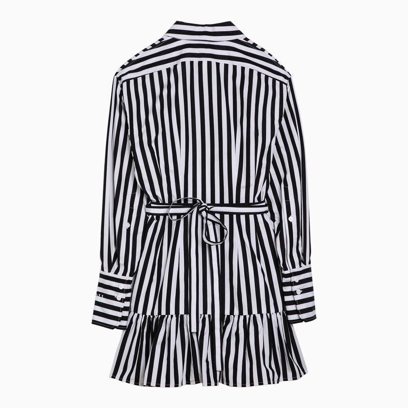 PATOU Mini Striped Cotton Chemisier Dress