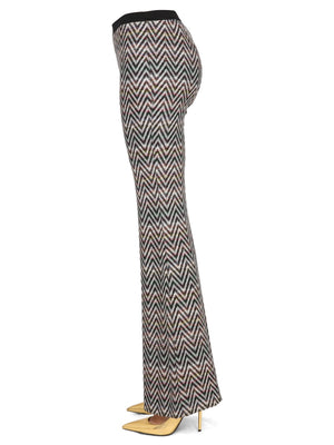 MISSONI Elegant Logo Pants with Elastic Waistband