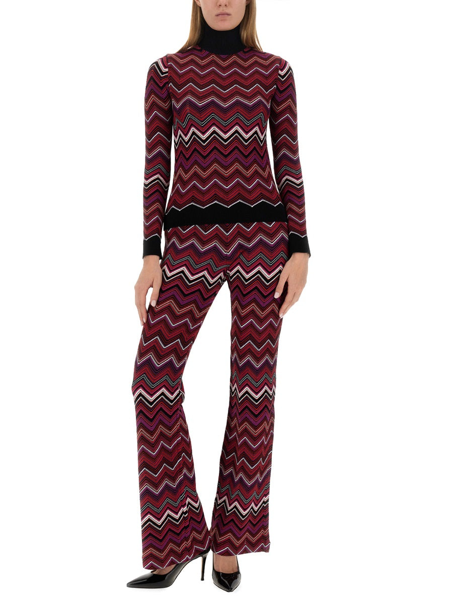 MISSONI Flare Fit Pants - Size 40