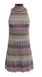 MISSONI Eco-Friendly Viscose Blend Mini Dress