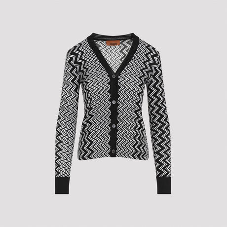 MISSONI Buttoned Cardigan - Women's Wool Blend Fashion Sweater