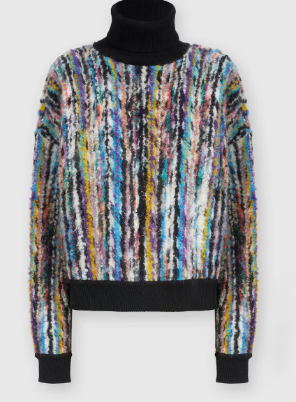 MISSONI Abstract Pattern Roll Neck Sweater - Fall/Winter 2024