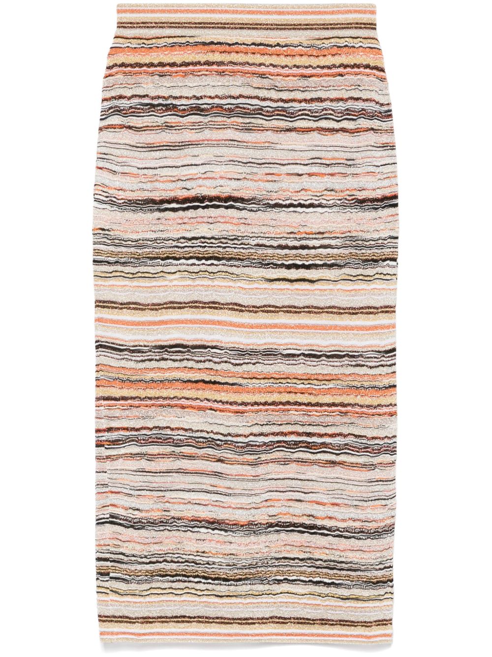 MISSONI Artisanal Striped Midi Skirt for Women