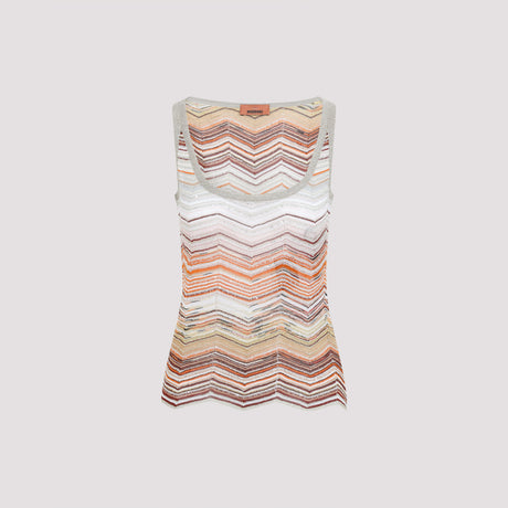 MISSONI Multicolor Viscose Tank Top for Women - SS25