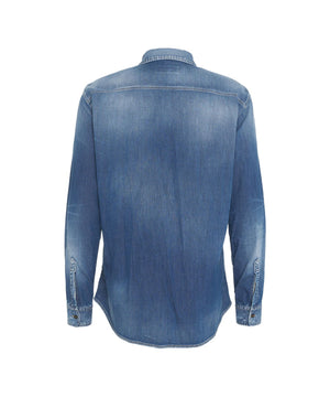 DSQUARED2 Distressed Denim Shirt 'Dan' for Men