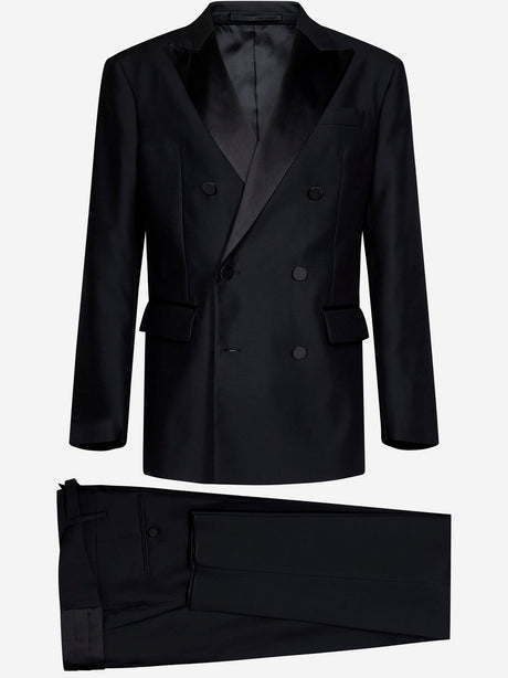 DSQUARED2 Elegant Double-Breasted Smoking Suit for Men - Spring Summer 25