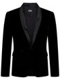 DSQUARED2 Men's Velvet Tuxedo Blazer with Satin Scarf Lapel