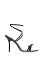 DSQUARED2 Elegant Stiletto Sandals with Signature Bow - Women's Size Options