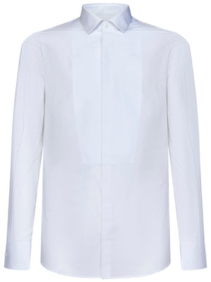 DSQUARED2 Sophisticated Slim-Fit Tuxedo Shirt for Men - Spring Summer 25